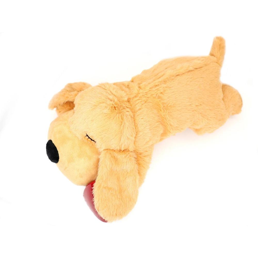 Giocattoli Rilassanti per Animali Domestici, Compagno per l'Ansia del Cane Giocattoli di Peluche con Simulazione del Battito Cardiaco per Dormire – Il Regalo Perfetto per il Tuo Amico Peloso!