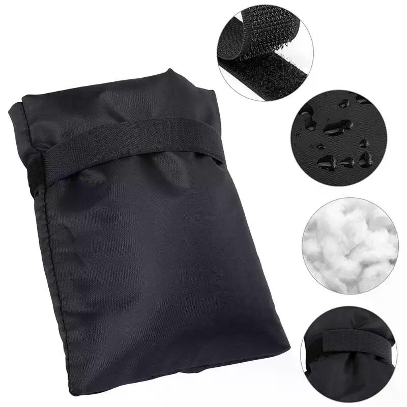 Winter Faucet Cover In Black Outdoor Water Faucet Freeze Protection; Reusable and Waterproof Garden Tap Insulation Protector