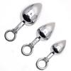 Metal Ring Anal Plug Sex Toys Butt Plug Prostage Masturbator Dildo