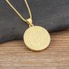 Nidin New Arrival Classic Religious Virgin Mary Shell Pendant Amulet Necklace Gold Plated Christian Jewelry Prayer Choker Gifts