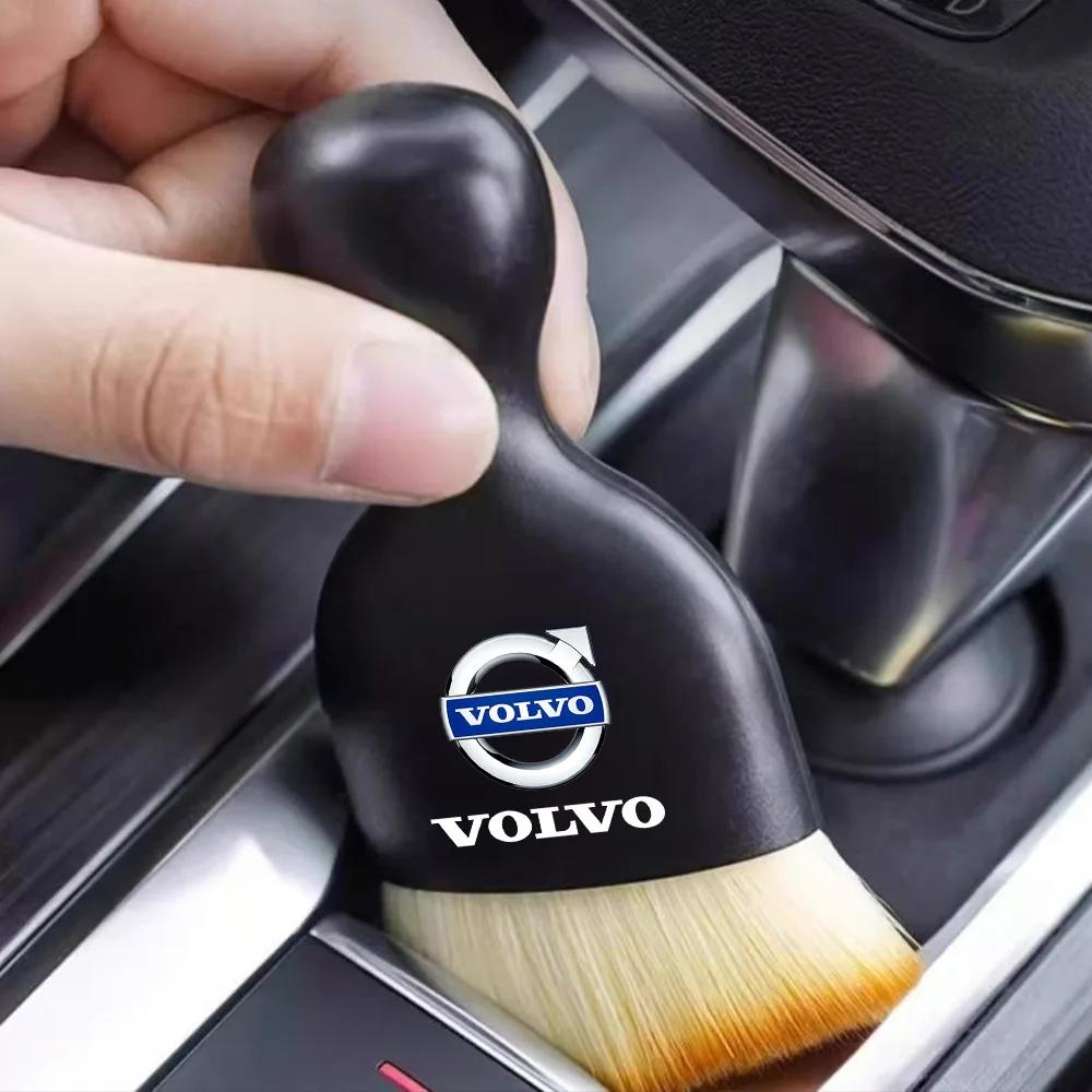 Car Cleaning Tool Soft Brush Crevice Dust Removal Clean Brush For Volvo Polestar AWD V50 S60 XC60 S40 XC40 XC90 V60 S80 S90 V90