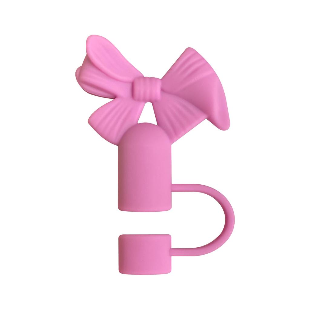 New Cute Bow-tie 10mm Straw Cap, Dust Plug, Cup Accessory Straw Cover