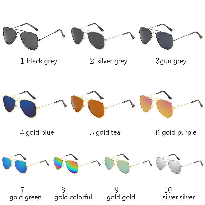 MODE Kinder Schüler Sonnenbrille Herren und Damen Farbe Reflektierende Sonnenbrille Kröte Spiegel Niedlich Baby Kinder Sonnenbrille