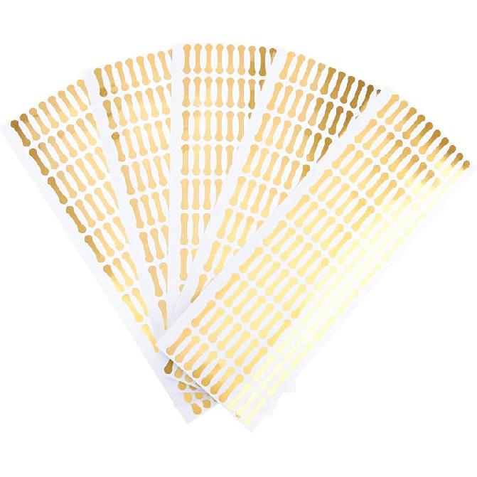 500pcs Tamper Evident Stickers Food Labels Clear Duct Tape Transparent Stickers Decorative Duct Tape Clear Tape Decal Tags Tamper Evident Label Gold 3.00X0.60X0.10CM золотистый