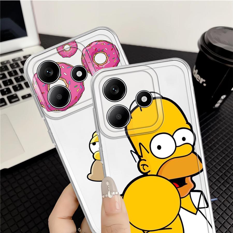 Cute The S-simpsons Case for Xiaomi Redmi Note 14 Pro Plus 10S Note 13 14C 12S 11 A4 9 10 13C 11S 12 Soft Phone Cover