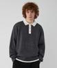 UNTAPPED STUDIO Oversized Color Block Collar Hacci Knit 3 Colors