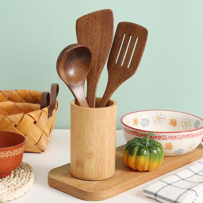 Spatola da cucina Antiscivolo in legno resistente al calore Uso quotidiano Chef di cucina Wok Pala Forniture per utensili da cucina