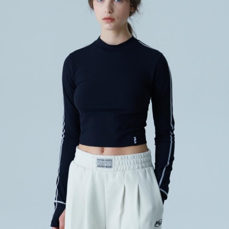 Fila STiTched Ribbed Long Sleeve T
