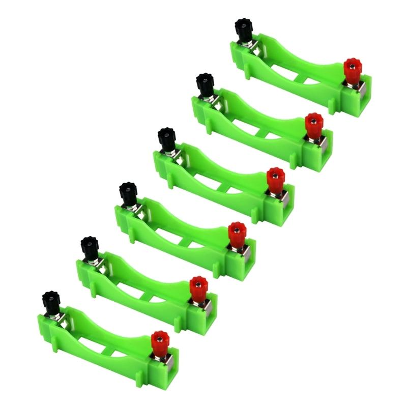 

6 Pcs AA Battery Case AA Battery Box Series & Parallel Connection Physical Experiment Teaching Tool Battery Storage Box 1