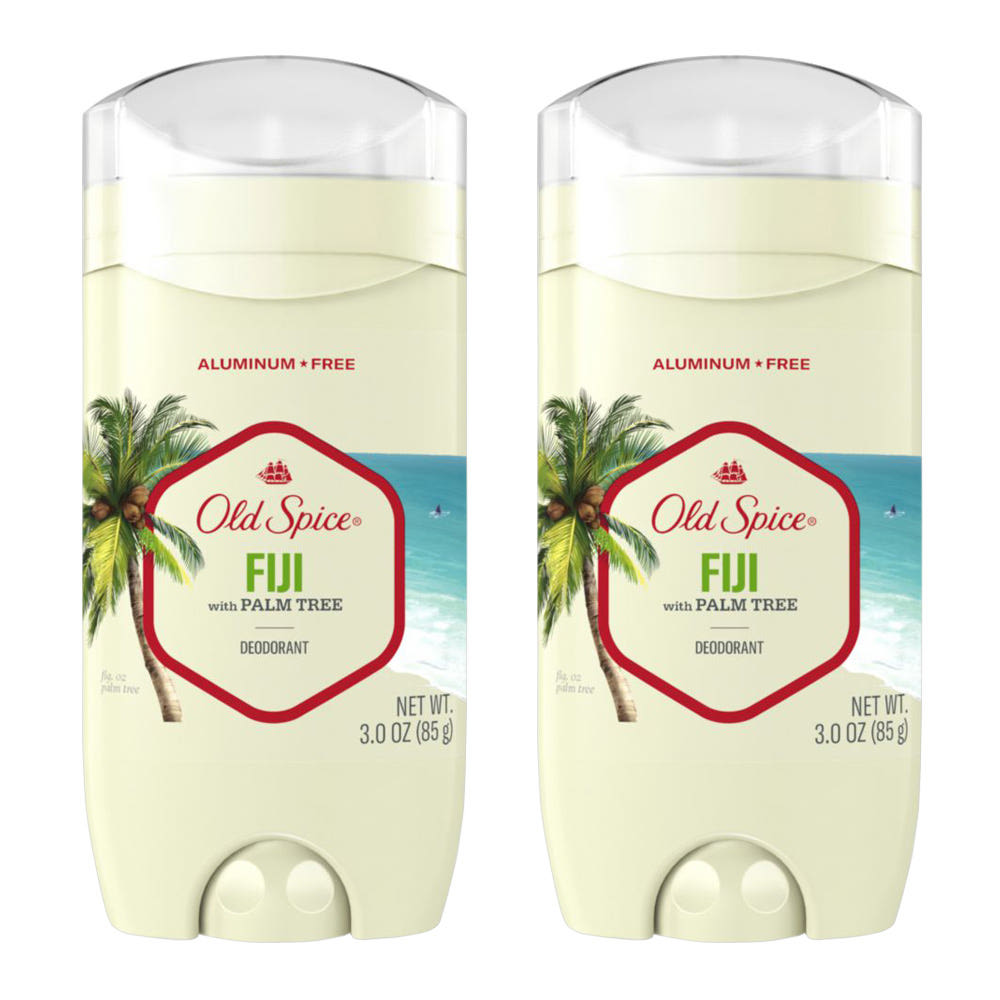 Old Spice Fiji with Palm Tree Deodorant Stick Long-Lasting Odor Protection 85g x 2