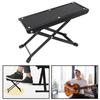 Guitar Footstool Height Adjustable 4 Positions Anti Slip Rubber Pedal High Strength Metal Folding
