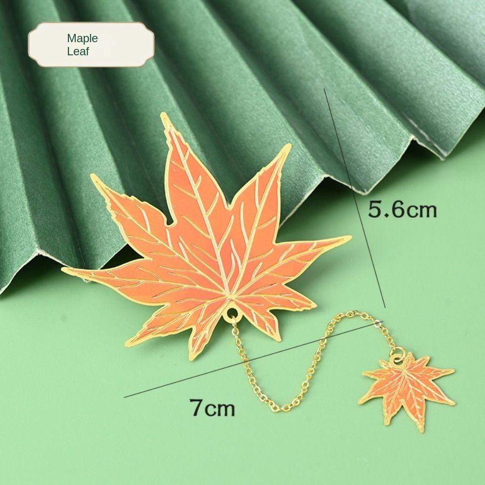 Roses Metal Bookmark Pendant Rose Bookmark New Year Gift Lotus Leaf Book Mark  Lovers