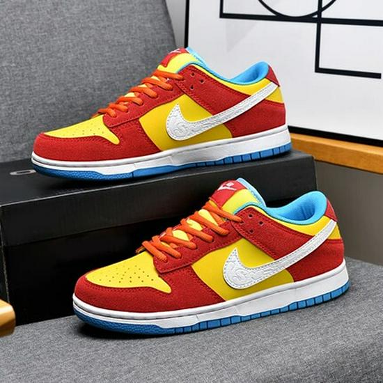 AJ Pánské/Dámské Červeno-Modré Nesourodé SB Nízké Skate & Běžecké Boty