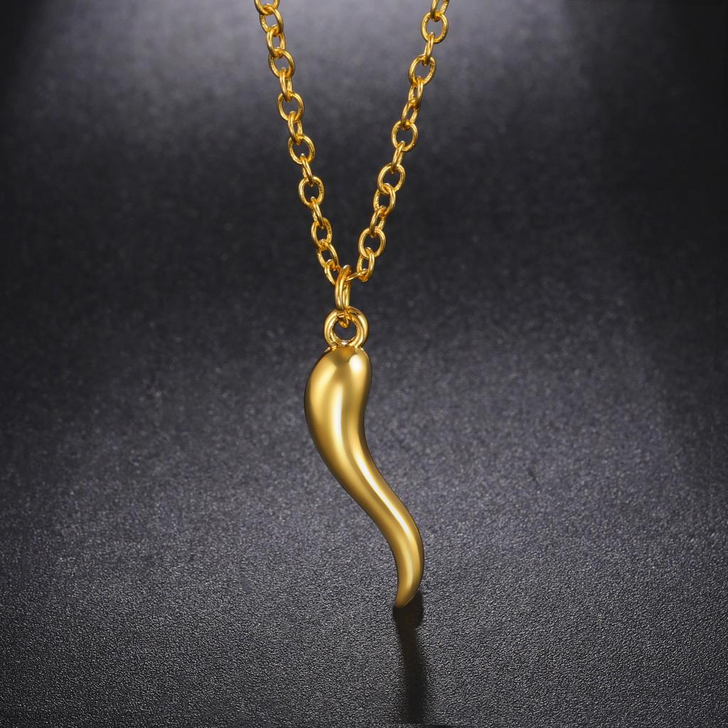Moderne minimalistische Persönlichkeit Trendiger Zylinder-Anhänger Halskette Damenschmuck