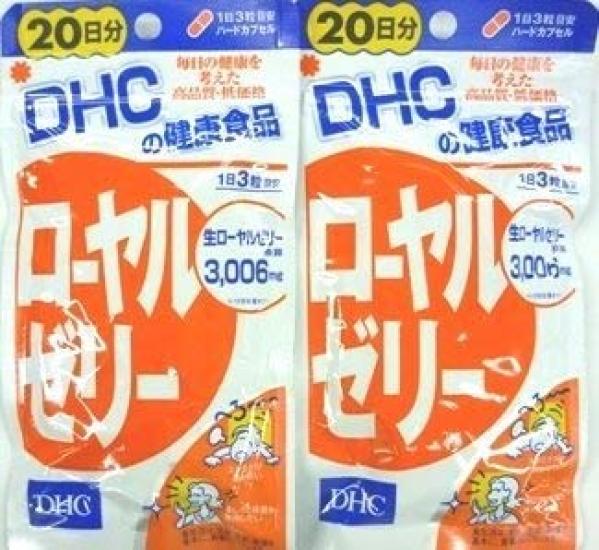 

Value 2 DHC Royal Jelly 20 days supply 60 tablets x 2 Great Pack