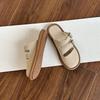 Half Support Sandals for Women Slippers American Solid Color All-in-one Wearing Lazy Fashion Simple Explosive Slippers 2025