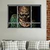 Halloween 3D Wall Sticker Scary Ghost Home Party Bar Decoration Wall Stickers (Size: 48x68 cm)