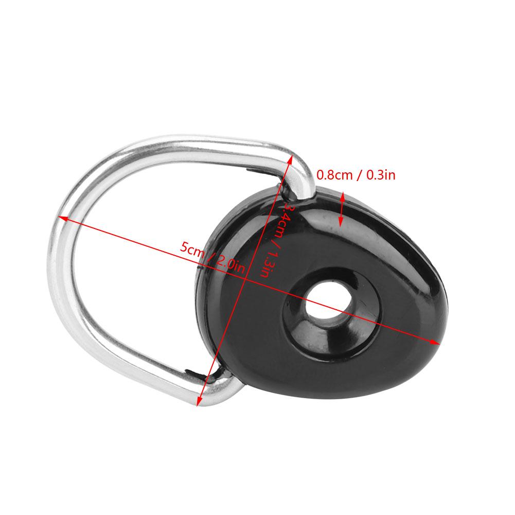2pcs Kayak D Ring Tie Down Loop Safety Deck Fitting Accessory Parts