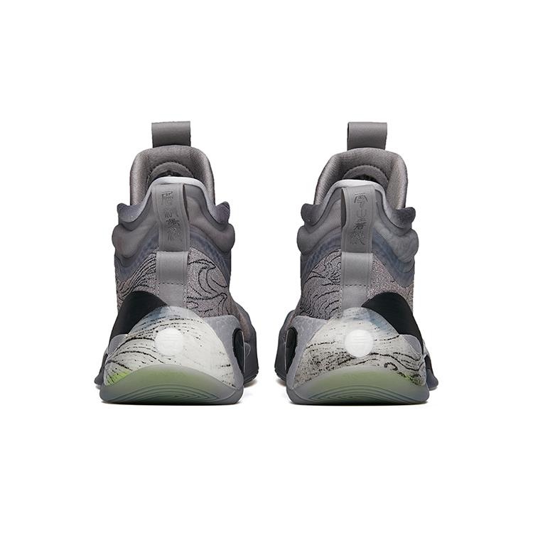 New ANTA KT7 Basketball Shoes Men's High Top Gray/Black 112141101-9