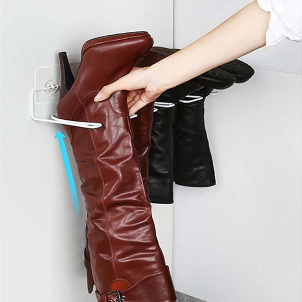 2-Piece Wall-Mounted Shoe Rack Storage For Boots Shoes For Entryway And Bathroom Wall-Mounted Shoe Bracket Accessories