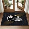Covor din Catifea Cristal cu Design Pittsburgh Steelers Covoraș Decorativ Moale pentru Dormitor Intrare