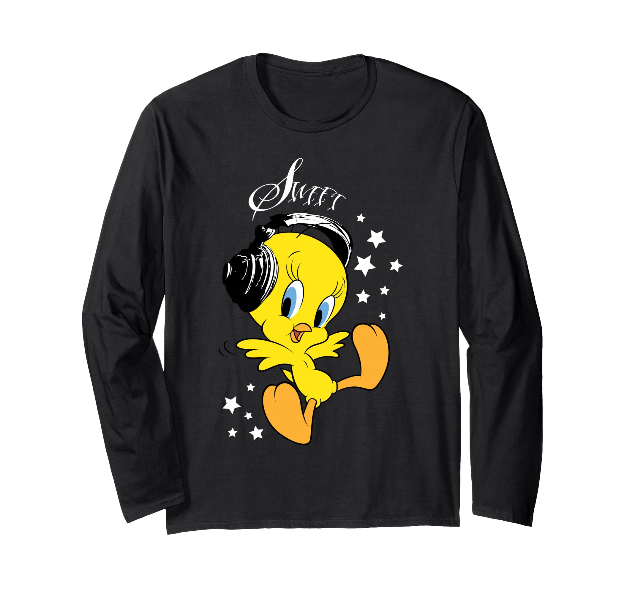 

Kids Tweety Headphones Long Sleeve T-Shirt