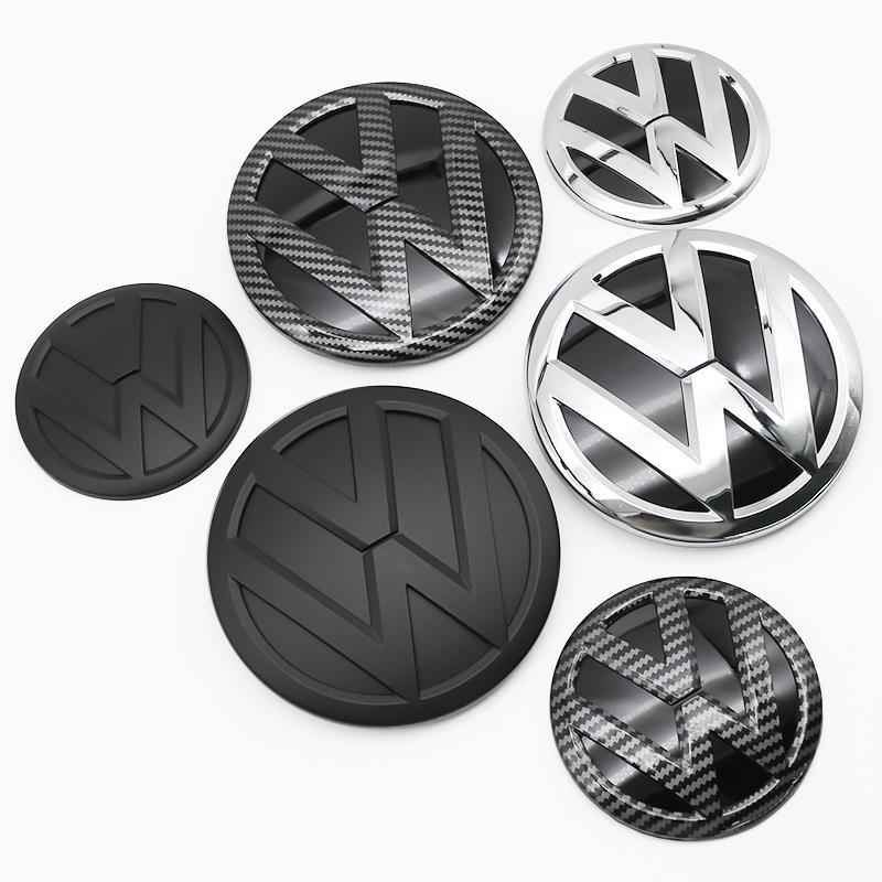 ABCD1 Volkswagen VW Front Grille Rear Trunk Emblem Badge Lid Cover Logo Decoration Sticker For Tiguan 2017 2018 2019 2020 Accessories