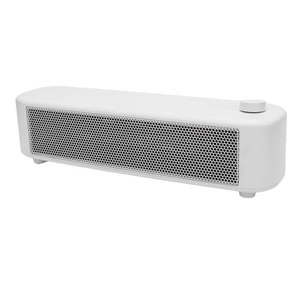 Mini Space Heater for Indoor Use 500W 2 Gears PTC Fast Heating Portable Desktop Heater Fan for Bedroom Office EU Plug