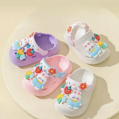 Soft Sole Cartoon Non-slip Wear-resistant Baotou Children's Cave Shoes