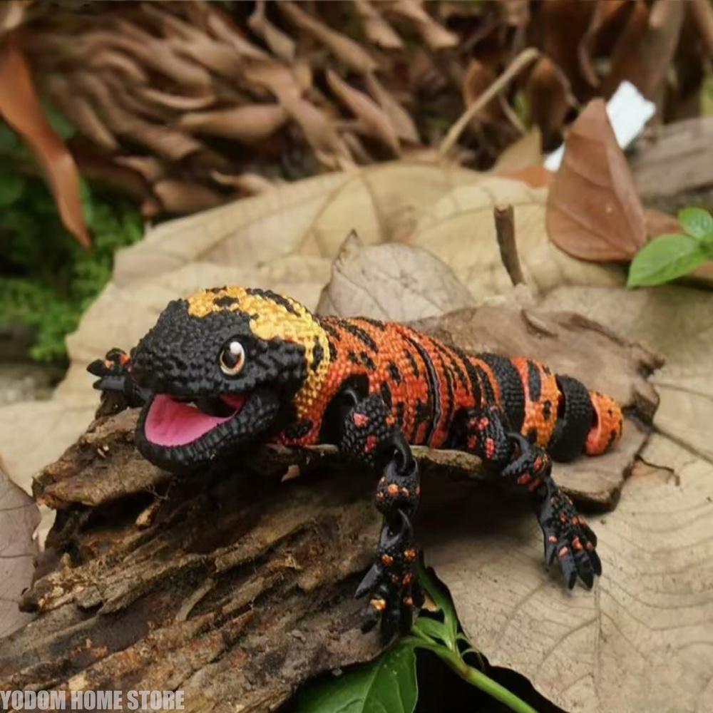 1D Printed Realistic Lizard Multi-articulated for Desk Decoration Home Accessories Kids Gift