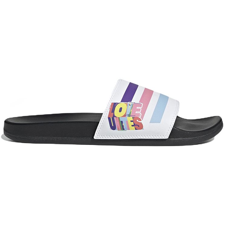 adidas Adilette Comfort Sandalen Cloud White Semi Turbo Pulse Amber Unisex Sneaker GZ4690
