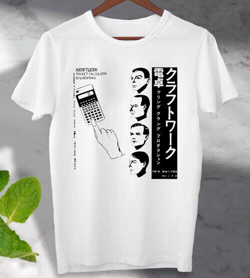

Kraftwerk Pocket Calculator Japanese Dentaku T shirt Top Gift T Shirt 2XL