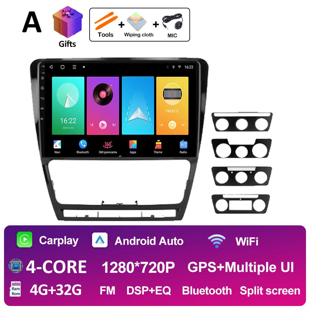 Intelligent System For Volkswagen Skoda Octavia 2 A5 2007 2008 2009 2010 2011 - 2014 Car Radio Player Android Auto Accessoires