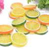 Artificial Lemon Slices Plastic Fake Lemon Slices High-Quality Material