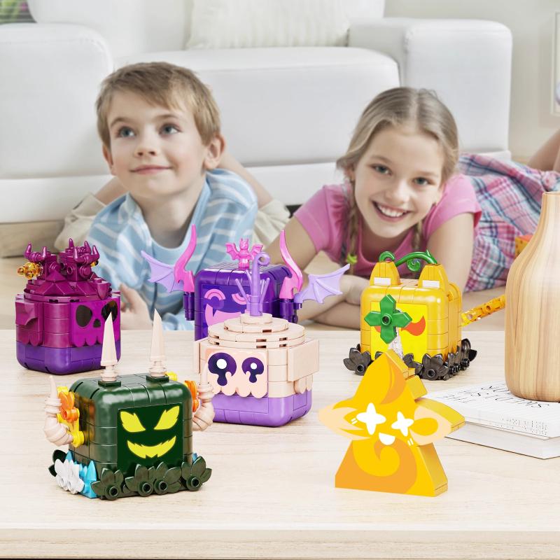 Moc Game Fruit Model Building Blocks Ornaments Kids Toys Educational Small Particles Assembly Collection Building Blocks