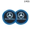 1/2pcs Car USB Charging Luminescent Cup Pad Interior Atmosphere Lamp For Mercedes Benz B/C/E/S Class A Class C200L GLC GLE CLA BW0