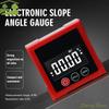 Electronic Digital Angle Dipmeter Gradient Measuring Level Meter Angle Gauge Four Sided Digital Display Tilt Angle Box