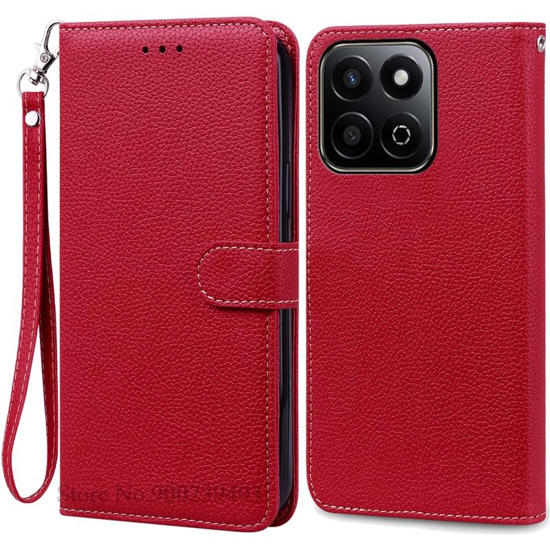 For Honor X7C Case Leather Flip Wallet Cover For Honor X7C Case Phone Covers For Honor X7 C Silicone Cover Coque Fundas Etui