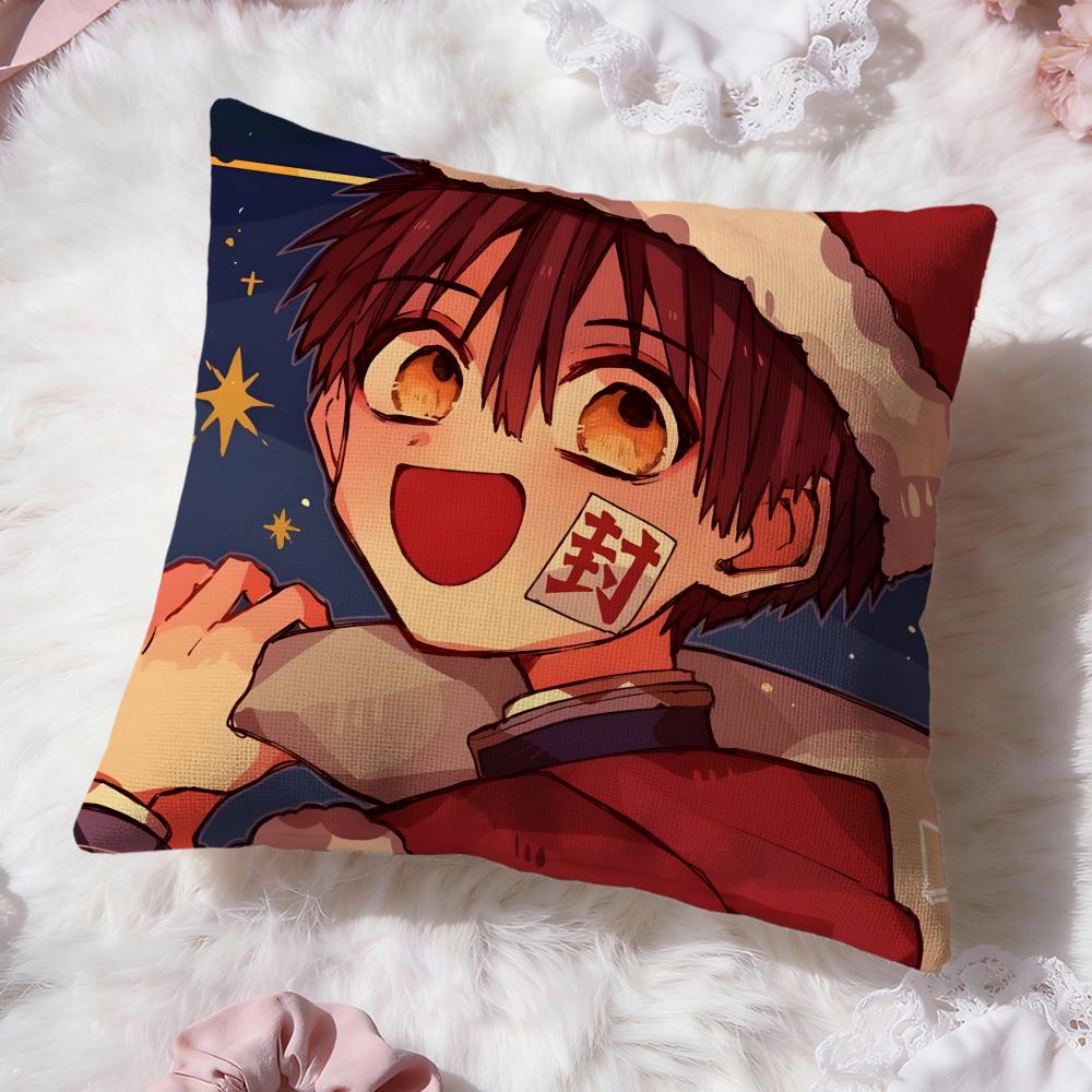 b-Bound Hanako-kun Cushion Cover Premium Comfort Reversible Pillow Cove -Two in One Design for Any Room & Car Interior
