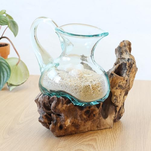 Tomo Corporation Antique Hand-Blown Glass Jug