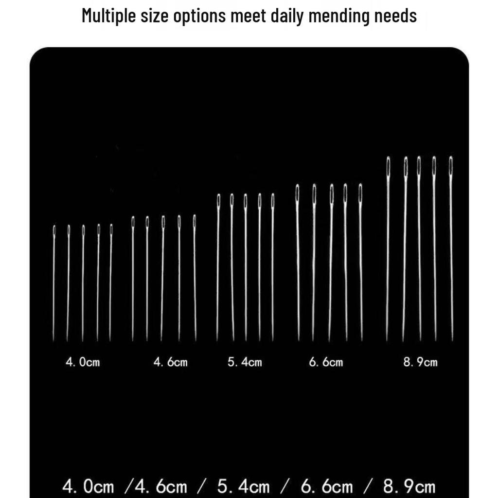 34-Piece Hand Sewing Needle Set: Mattress, Shoe, Quilt, Extra Long, Large Eye, Curtain, and Thick Needles