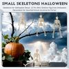 Gute Skelette für Halloween-Dekoration, 12 Stück Mini-Skelett-Figuren Halloween-Dekoration für Spukhaus-Zubehör Partys