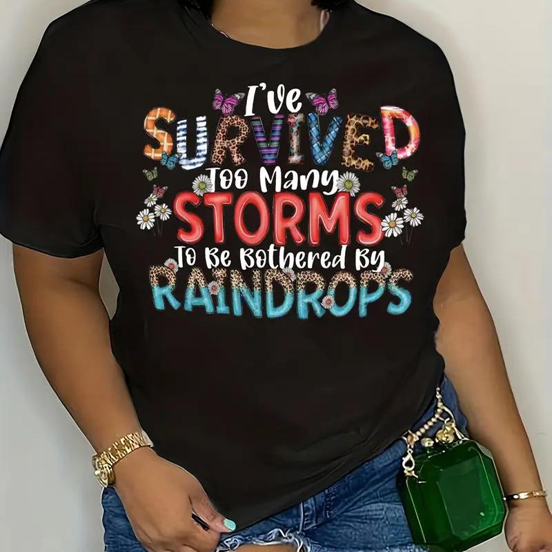 Women Summer T Shirt  Print Fun and Cute Short Sleeve Tees Casual   Printed  Tops