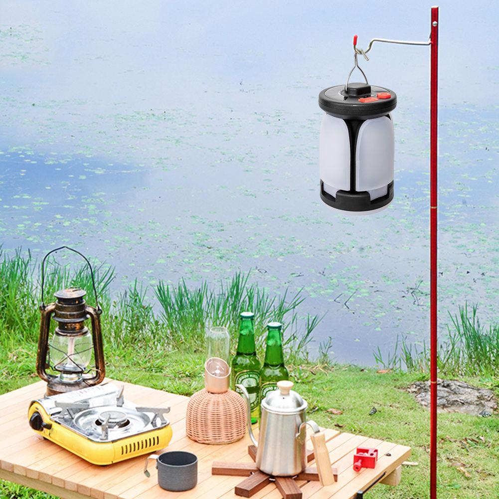 Outdoor Lighting LED Leaf Camping Lamp Hung Emergency Solar USB Rechargeable Tent Camping Lights Fishing Travel Lanterns