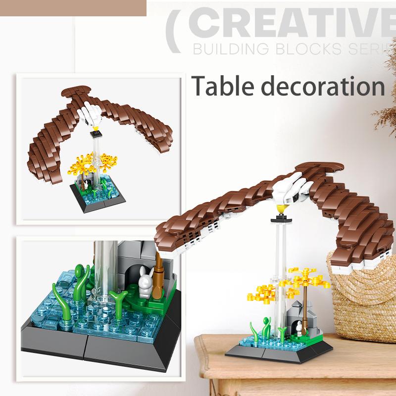 WOMA Toys C1003 430 Pcs Balancing Eagle Building Block Set Kit Toys for Kids Adult