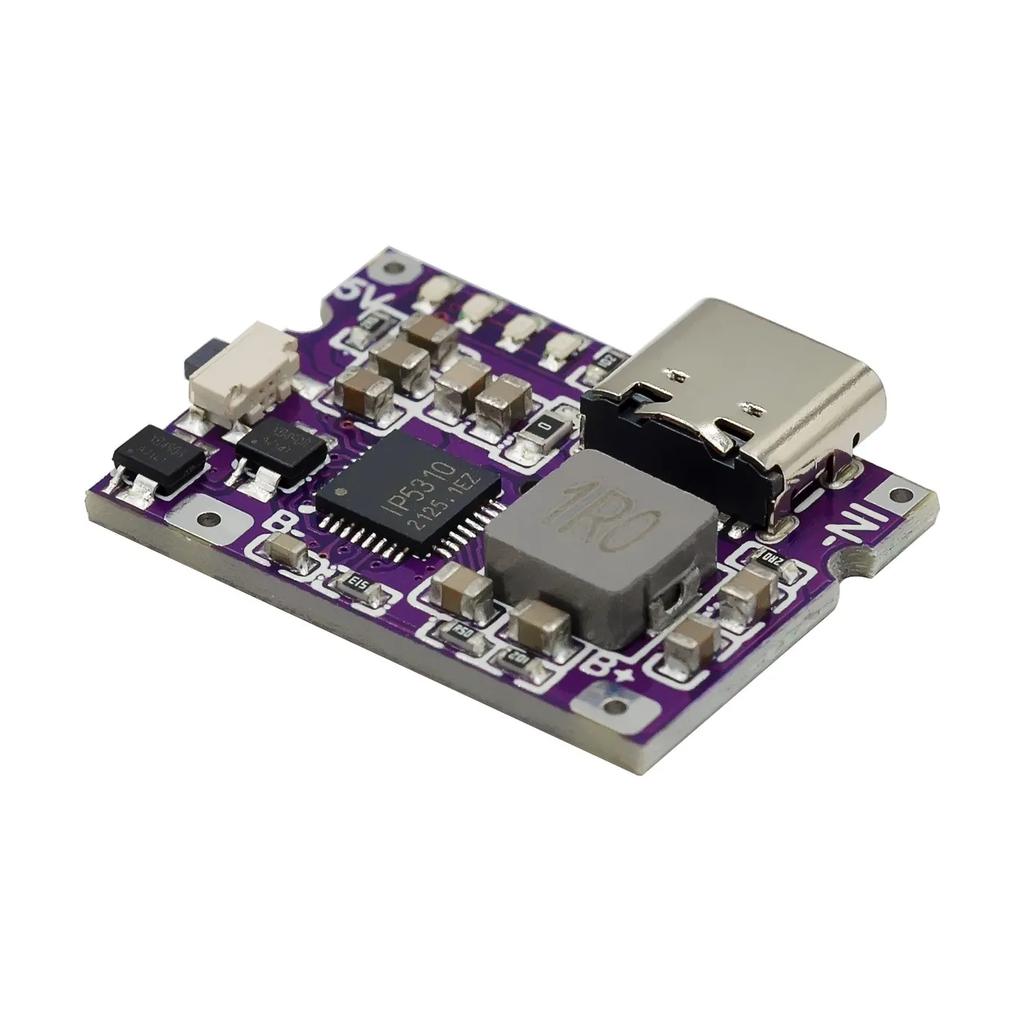 Mini type-C Charger Motherboard 3A Charging and Discharging Integrated Module Rechargeable Mobile Phone 5V To 4.2V