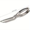 1PC Rib Membrane Remover Stainless Steel Tool Kit - Barbecue Rib Preparation Tool - Ergonomic Design for Easy Membrane Removal Barbecue Accessories