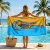 Asciugamano da Spiaggia Calcio Newcastle United Morbido Microfibra Asciugamano Estivo Asciugatura Rapida Assorbente per Spiaggia Piscina Viaggio