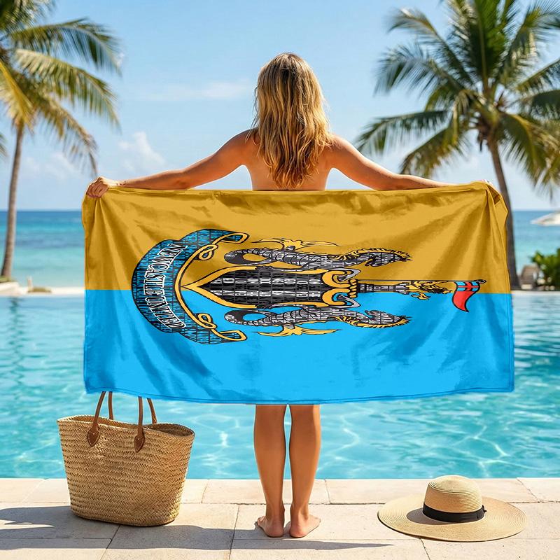 Asciugamano da Spiaggia Calcio Newcastle United Morbido Microfibra Asciugamano Estivo Asciugatura Rapida Assorbente per Spiaggia Piscina Viaggio