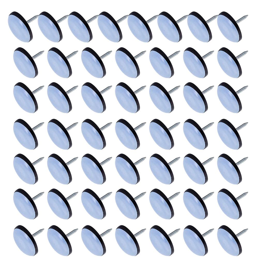 50Pieces Multipurpose Table Chair Foot Sliders Sturdy ABS Furniture Leg Pad Floor Protectors With Screws Designs